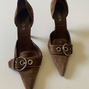 Brown Prada Heels Size 9